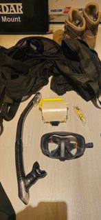 Duikspullen: Pak, Vinnen, Bril, Snorkel & Tas, Watersport en Boten, Duiken, Ophalen of Verzenden, Gebruikt, Zwem- of Duikvliezen
