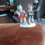 Antiek Porseleinen Beeldje - Jongen en Meisje, Antiek en Kunst, Ophalen of Verzenden