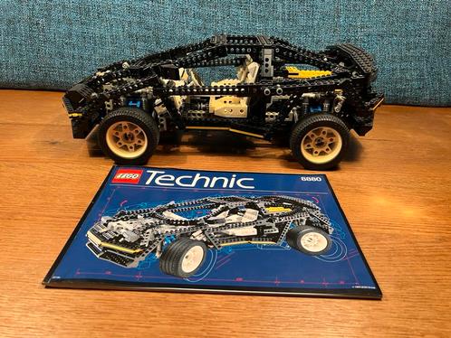 Vintage LEGO Technic 8880 Super Car TOP SET 4 wiel besturing, Kinderen en Baby's, Speelgoed | Duplo en Lego, Gebruikt, Lego, Ophalen of Verzenden