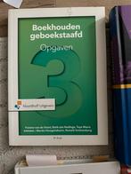 Boekhouden geboekstaafd Opgaven 3 - 8e druk, Ophalen of Verzenden, Beta, Zo goed als nieuw, MBO