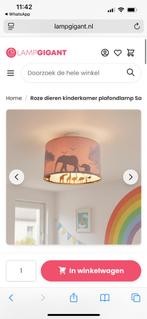 mooie lamp kinderkamer, Huis en Inrichting, Lampen | Lampenkappen, Ophalen of Verzenden, Zo goed als nieuw, Rond