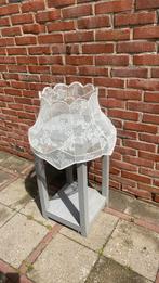Vintage lampenkap - wit, Huis en Inrichting, Lampen | Lampenkappen, Ophalen, Gebruikt, 25 tot 50 cm, Wit