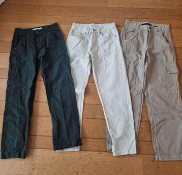 3 herenbroeken spijkerstof wijdte 34 (XS) Bershka beschikbaar voor biedingen