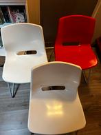 Vintage IKEA Snille Eetkamerstoelen - Set van 3, Ophalen, Kunststof, Gebruikt, Drie