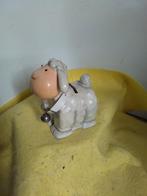 14370) mooi oude spaarpot   SCHAAP  hoogn13,5cm, Ophalen of Verzenden, Zo goed als nieuw, Metaal of Blik, Overige thema's