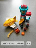 Lego Duplo 10871 vliegveld, Gebruikt, ., Ophalen of Verzenden, Duplo