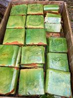 oude groen geglazuurde raamdorpels antiek ca 80 stuks, Ophalen of Verzenden