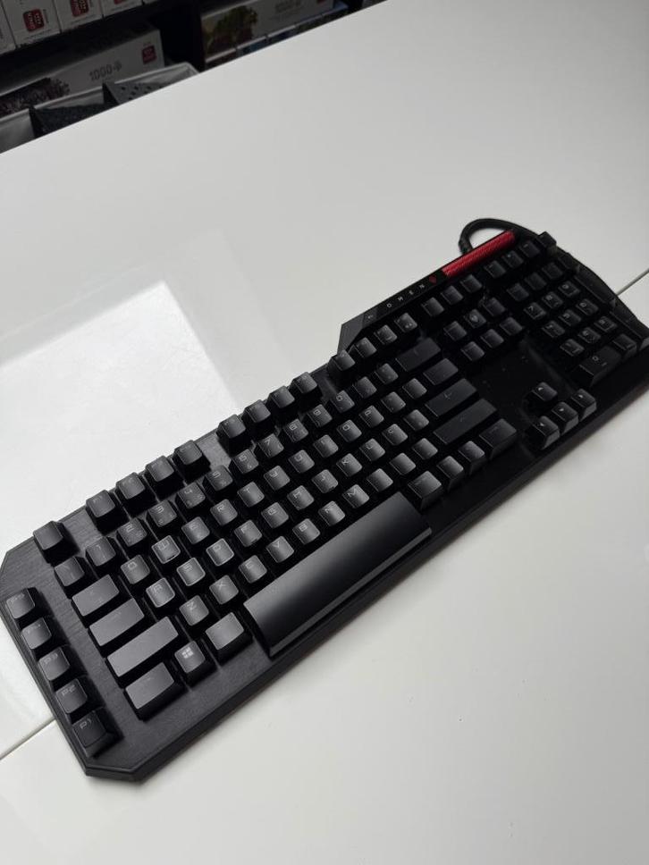 HP OMEN squencer gaming toetsenbord, Computers en Software, Toetsenborden, Zo goed als nieuw, Qwerty, Bedraad, Gaming toetsenbord