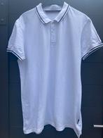 Witte heren Air Force Polo - Zwarte Biezen maat M, Wit, Overige maten, Ophalen of Verzenden, Zo goed als nieuw