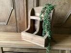 NIEUW teak houten gruttersbak voorraad bak, Huis en Inrichting, Ophalen of Verzenden, Nieuw, Hout