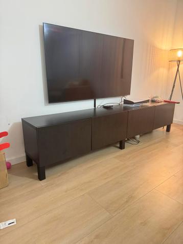 IKEA Besta zwarte tv-meubel kasten – 2 stuks voor €80,- - afbeelding 2