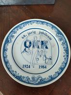 O K K  60 jaar  bord, Ophalen of Verzenden