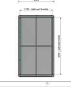 Geisoleerde lichtstraat 174,5x305cm hr++ glas 25% korting, Tuin en Terras, Overkappingen, Ophalen, Zo goed als nieuw, Veranda