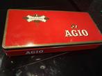 Agio Grand Prix blik rood, sigarenfabriek, Gebruikt, Ophalen of Verzenden
