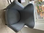 blauwe fauteuil, Ophalen, Hout, Gebruikt, 75 tot 100 cm