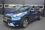 Kia Niro 1.6 GDi Hybrid Aut/Camera/Climate Control/CC/Navi, Euro 6, Parkeercamera, Blauw, Leder en Stof
