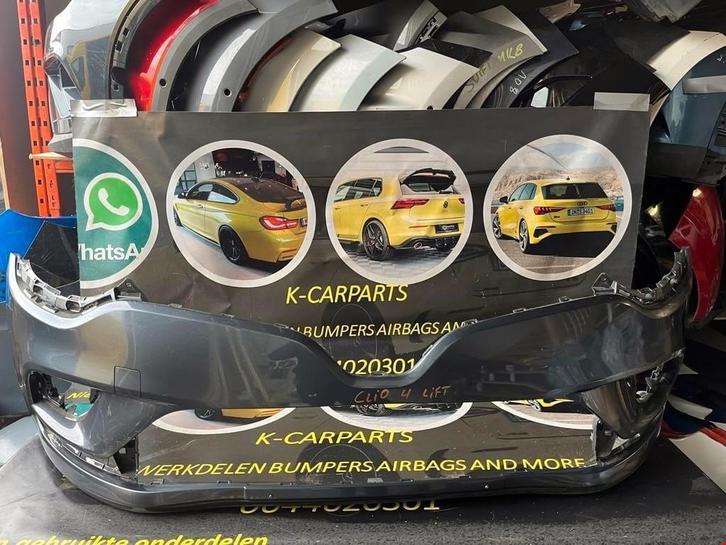 Voorbumper RENAULT CLIO 4 Facelift origineel, Auto-onderdelen, Carrosserie en Plaatwerk, Bumper, Renault, Voor, Gebruikt, Ophalen of Verzenden