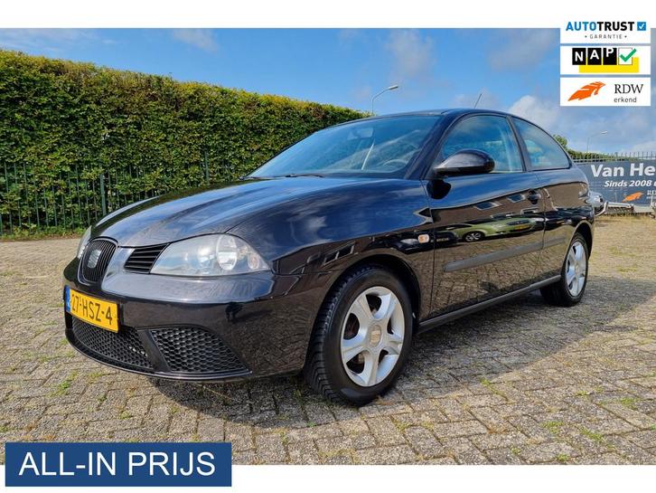 SEAT Ibiza 1.4-16V 25 Edition I ✅AIRCO ✅NIEUWE APK, Auto's, Seat, Bedrijf, Te koop, Ibiza, ABS, Airbags, Airconditioning, Alarm