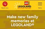 Legoland Billund 2 tickets met datum, Twee personen, Overige soorten, Pretpark