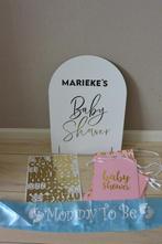 Babyshower set, Ophalen of Verzenden, Gebruikt, Feestartikel, Geboorte of Huwelijk