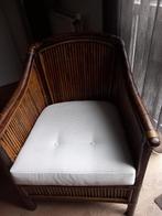 Bamboe houten fauteuil, Huis en Inrichting, Fauteuils, Ophalen, Overige materialen, Gebruikt, Minder dan 75 cm