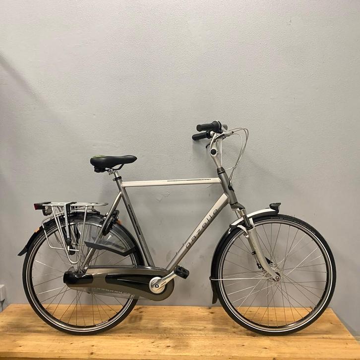 Gazelle Paris 7 versn. met Rollerbrakes, Fietsen en Brommers, Fietsen | Heren | Herenfietsen, Gebruikt, Gazelle, 65 cm of meer