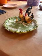 Kippen Schaal / Mand, Ophalen, Porselein of Keramiek, Schaal, Rond