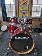 Ludwig Accent CS Custom drumstel ketelset wijn rood, Ophalen, Gebruikt, Ludwig