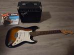 Fender Squier electrische gitaar + Fender versterker, Muziek en Instrumenten, Snaarinstrumenten | Gitaren | Elektrisch, Ophalen