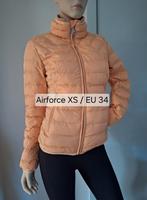 Nieuwe Airforce gewatteerde jas pastel oranje XS / EU 34, Airforce, Nieuw, Oranje, Ophalen of Verzenden