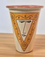 Per Gunnar Olsson Pottery Gemovers vaas, Ophalen of Verzenden, Gebruikt, Glas, Minder dan 50 cm