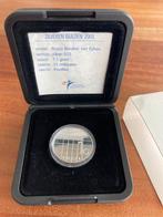 Zilveren gulden 2001 prooflike in cassette KNM, Postzegels en Munten, Setje, Zilver, 1 gulden, Ophalen of Verzenden