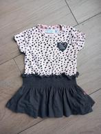 K116 Roze/bruin jurkje Dirkje maat 74, Kinderen en Baby's, Babykleding | Maat 74, Gebruikt, Meisje, Jurkje of Rokje, Dirkje