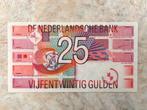 25 gulden 1989, Roodborstje., Postzegels en Munten, Bankbiljetten | Nederland, Verzenden, 25 gulden, Los biljet