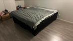 Boxspring 180cm x 210cm - Sijben (Zwart), Huis en Inrichting, Ophalen, Tweepersoons, Zo goed als nieuw, 180 cm