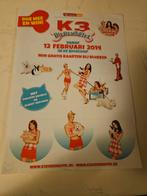 K3 stickers 2014, Ophalen of Verzenden, Zo goed als nieuw, Foto of Kaart