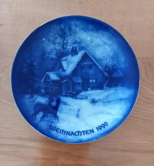 Kronester Weihnachten 1990 Jahresteller kerstbord jaarstuk, Antiek en Kunst, Antiek | Wandborden en Tegels, Ophalen of Verzenden