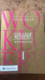 Privaatrecht 2024-2025, college bundel wetteksten, Ophalen of Verzenden, Gelezen