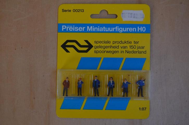 Preiser 00213 NS personeel, nieuw, OVP, Hobby en Vrije tijd, Modeltreinen | H0, Nieuw, Gelijkstroom, NS, Ophalen of Verzenden