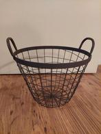 Vintage Metalen Mand - Uienmand/Aardappelmand, Huis en Inrichting, Overige materialen, Gebruikt, Mand, Rond