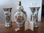 Delft polychroom kaststel., Antiek en Kunst, Ophalen