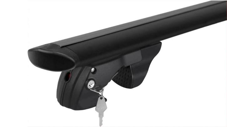 Dakdrager Menabo Flybar Fender aluminium zwart 118,5cm, Auto diversen, Dakdragers, Nieuw, Ophalen of Verzenden