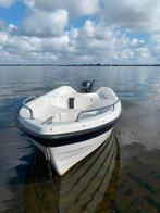 Polyester boot compleet met motor en trailer, Watersport en Boten, Sloepen, Ophalen, Tot 10 pk, Zo goed als nieuw, 3 tot 6 meter