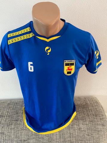 Voetbalshirt sc cambuur Leeuwarden trainingsshirt speler