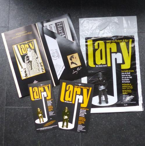 Musical Larry Rodgers & Hart set programma tas flyer e.d., Verzamelen, Muziek, Artiesten en Beroemdheden, Zo goed als nieuw, Boek, Tijdschrift of Artikel