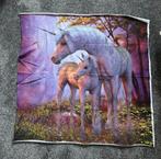 Digitale tricot paneel stof unicorn, 120 cm of meer, Ophalen of Verzenden, Zo goed als nieuw, Katoen