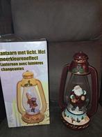 Kerst lantaarn kerstman, met licht, Diversen, Ophalen of Verzenden, Zo goed als nieuw