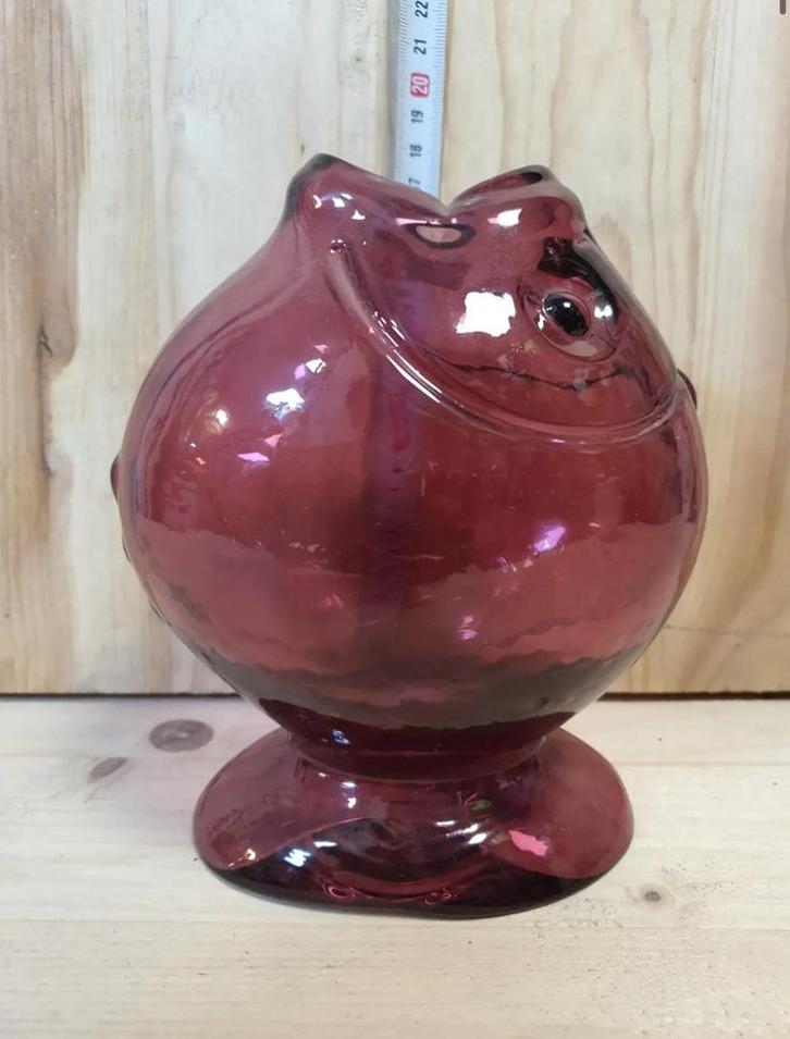 Vaas vis, Huis en Inrichting, Woonaccessoires | Vazen, Zo goed als nieuw, Overige kleuren, Minder dan 50 cm, Aardewerk of Porselein