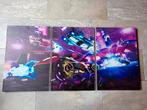 Rocket League drieluik, Ophalen of Verzenden, Minder dan 50 cm, Schilderij, Minder dan 50 cm