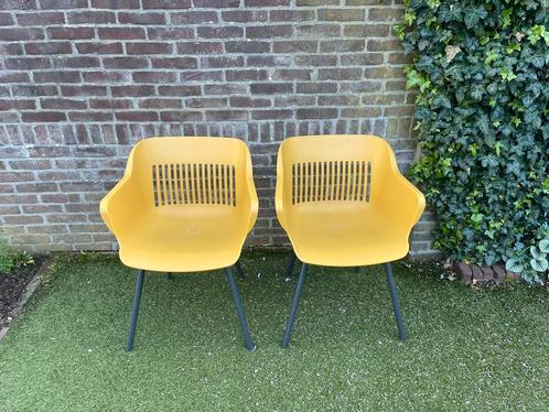 Tuinstoelen Hartman Jill kuipstoel okergeel, Tuin en Terras, Tuinstoelen, Kunststof, Ophalen of Verzenden